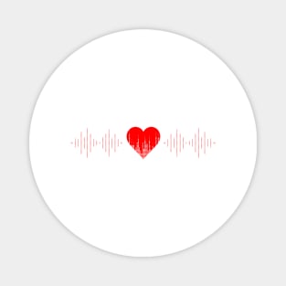 I Love Music Heart Love Magnet